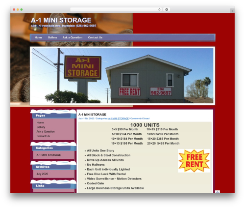 Theme WordPress Winter - a1ministorage2013.com Theme WordPress Winter - a1ministorage2013.com
