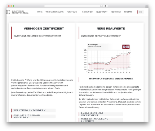 ThemeBuilder Theme WordPress theme - deutsches-edelsteinhaus.com