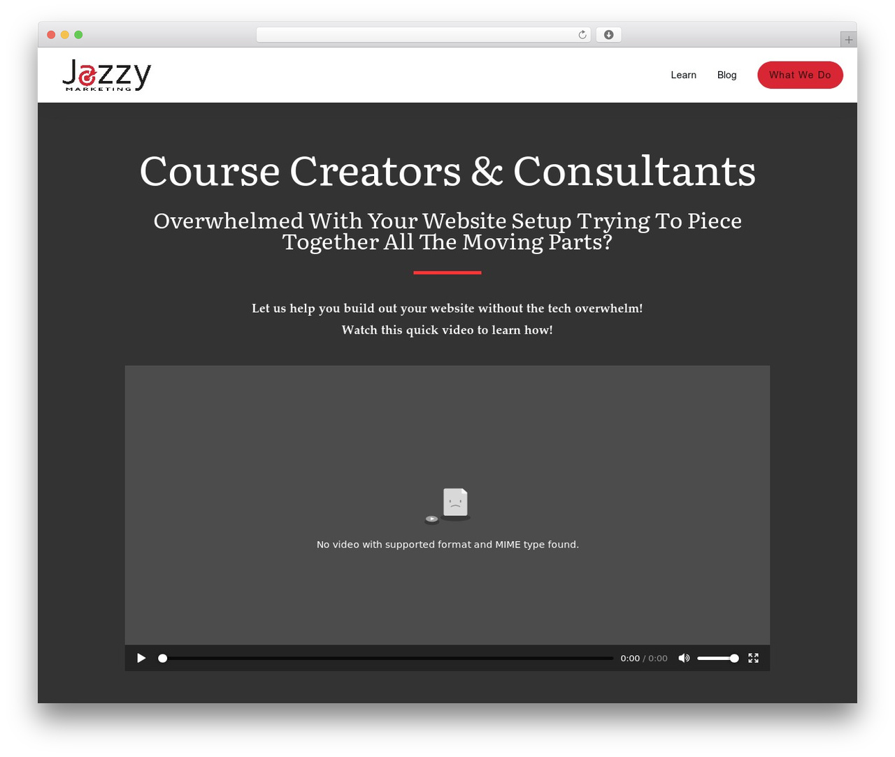 Thrive Theme Builder business WordPress theme - jazzymarketing.com