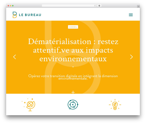 WordPress theme Divi - lebureauconseil.fr