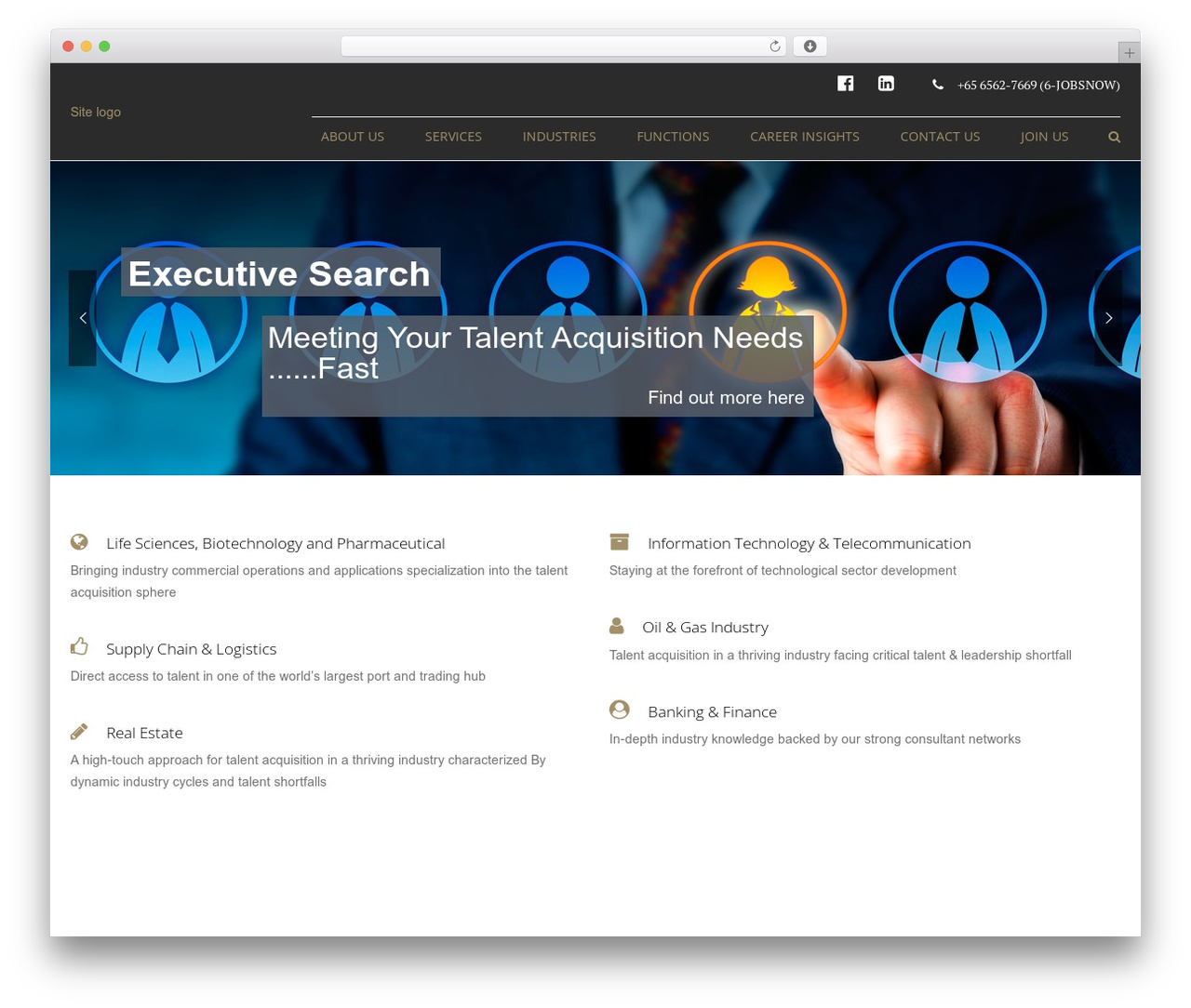 Accounting WordPress theme - artemis-sp.com