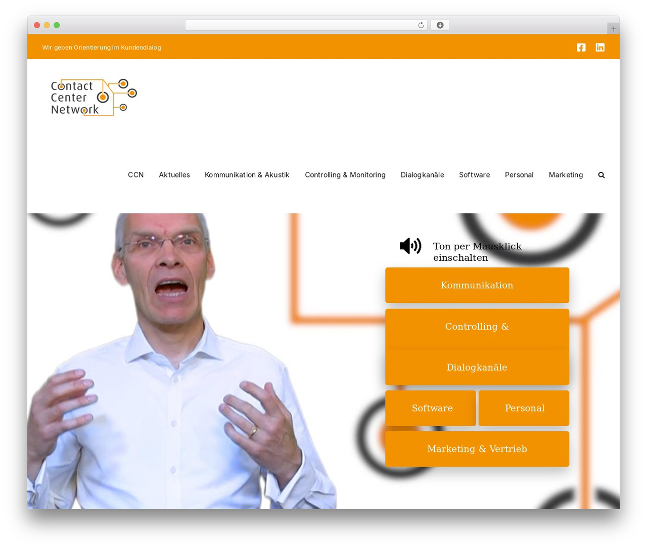 Avada WordPress theme - contact-center-portal.de