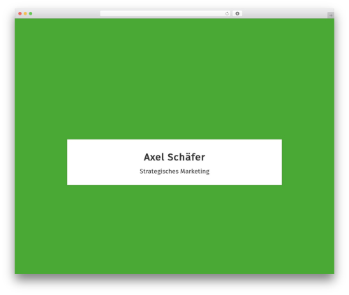 axelschaefer.de WordPress theme - axelschaefer.de