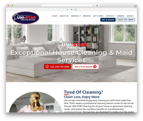 Gift up WordPress plugin - unistarhousecleaning.com