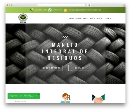 Best WordPress theme Elegante - trituracionyrecicladorueda.com
