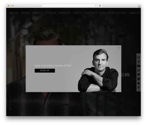 Custom Theme WordPress website theme - richardschroder.com
