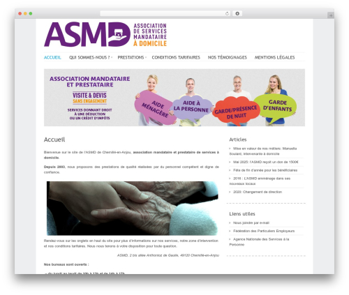 Delicate WordPress theme - asmd-chemille.com Delicate WordPress theme - asmd-chemille.com