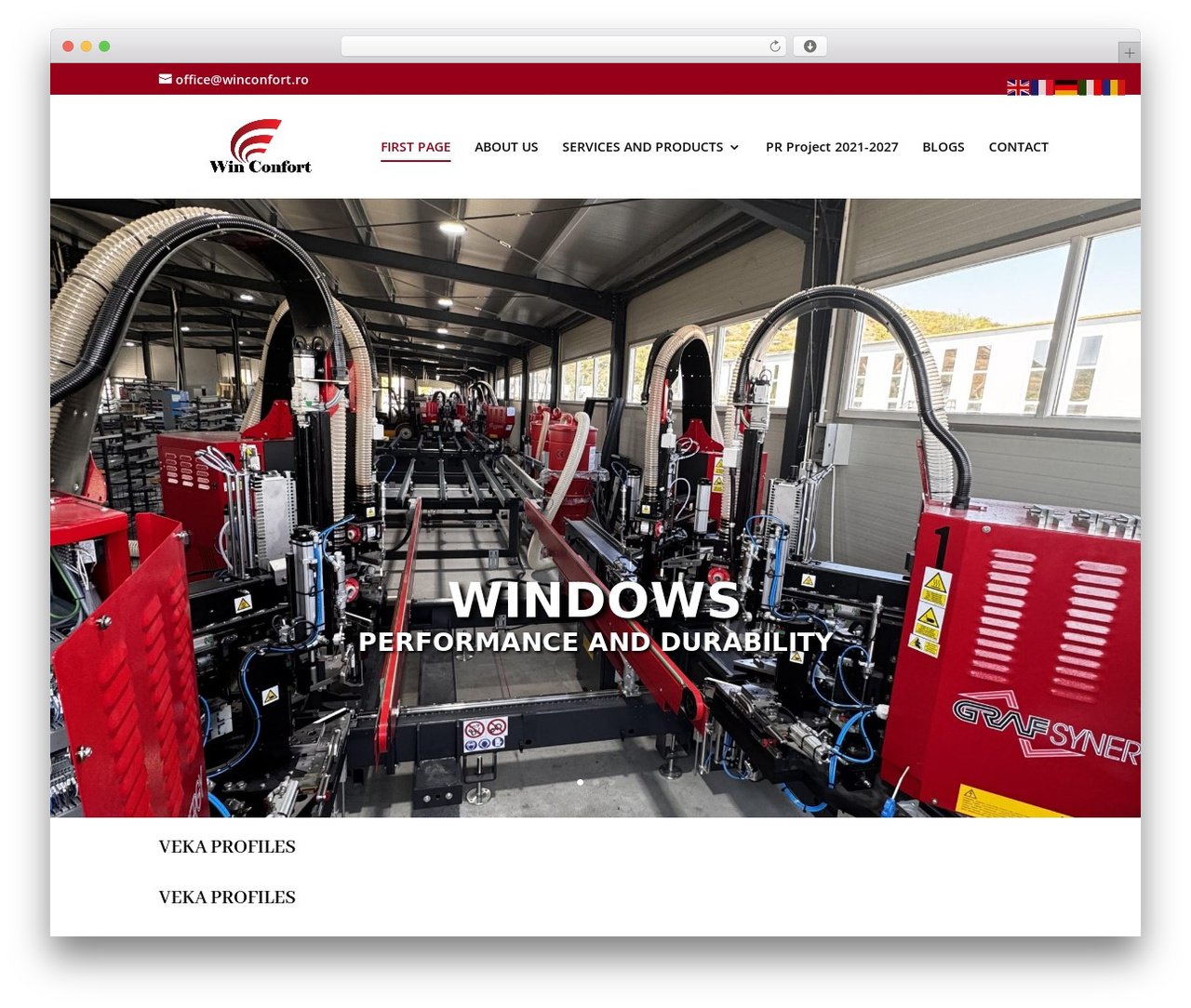 Divi theme WordPress - winconfort.ro