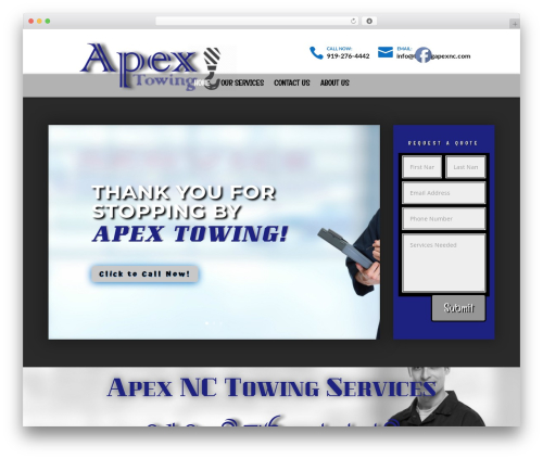 Aspen footer editor WordPress plugin - towingapexnc.com