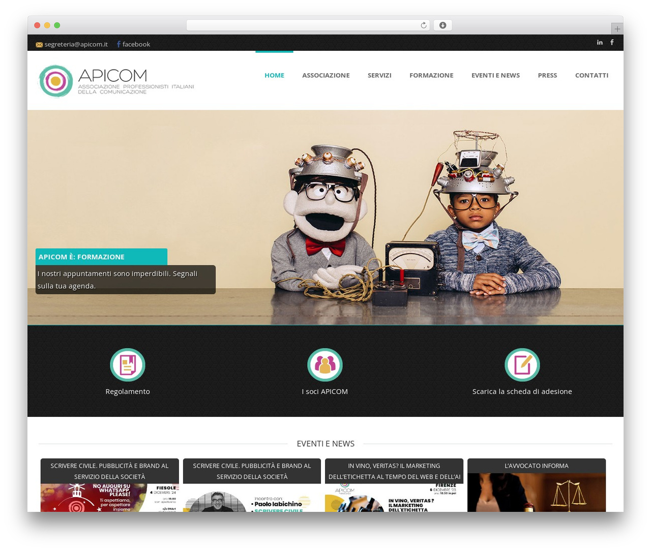 Formation Pro WordPress theme - apicom.it