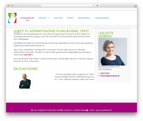 Hello Elementor WordPress theme - extrahand.dk