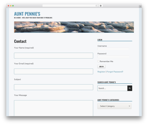 Jenny theme WordPress - auntpennie.com Jenny theme WordPress - auntpennie.com