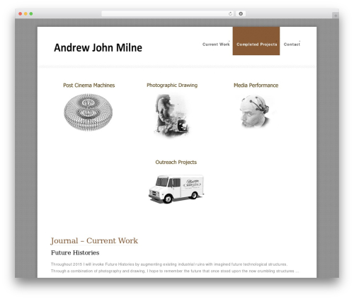 Nerve for WordPress WordPress theme - andrewjohnmilne.com