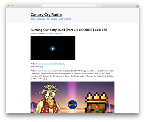 newcss top WordPress theme - canarycryradio.com