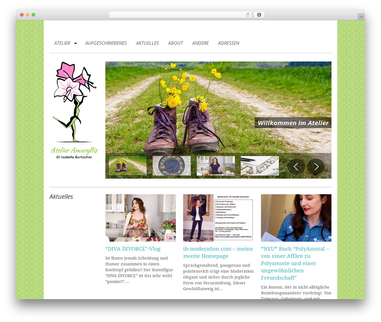 Pulse WordPress theme - atelieramaryllis.com