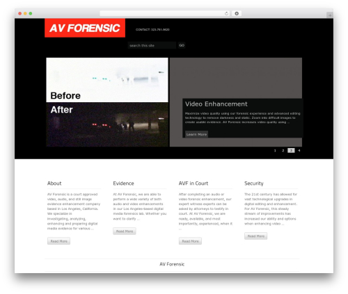 Rbox WordPress theme - avforensic.com