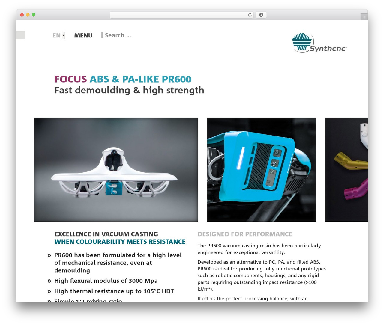 Starter Template WordPress theme - synthene.com