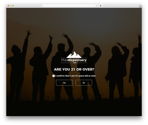 Age checker WordPress plugin - thedispensarynv.com