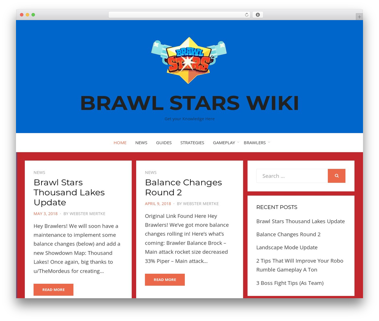 WordPress theme Bezel - brawlstars.wiki