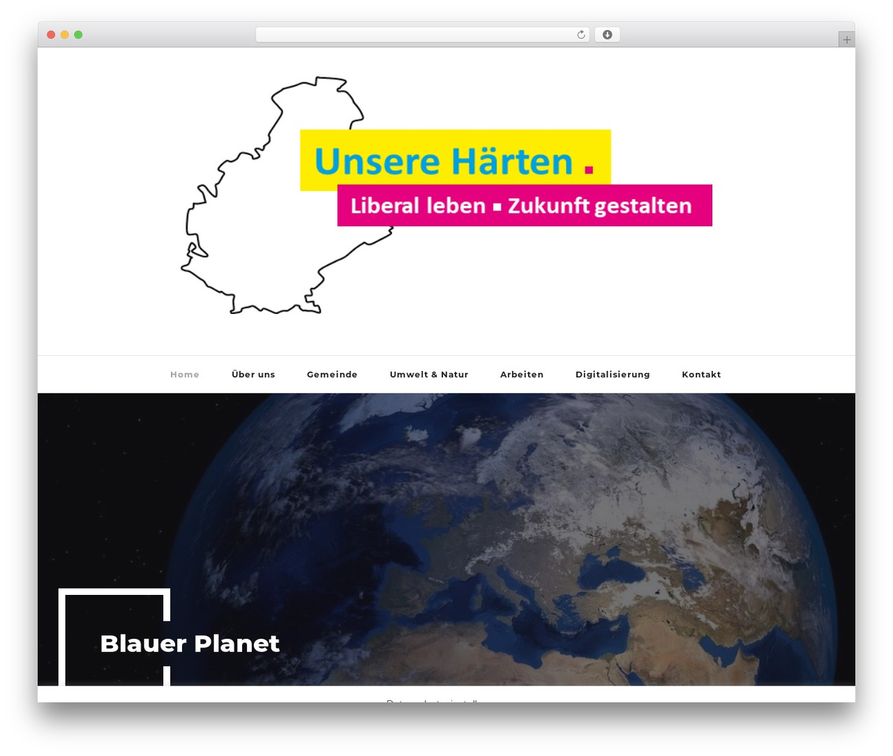 WordPress theme Brookside Child - unsere-haerten.com