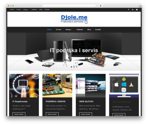 WordPress theme Shuttle - djole.me