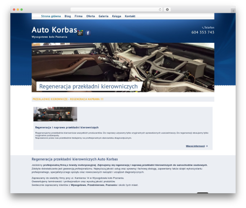 WordPress theme Autokorbas - autokorbas.pl
