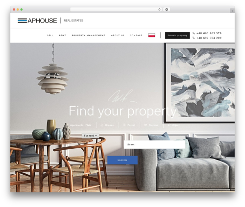 Select real estate WordPress plugin - aphouse.pl