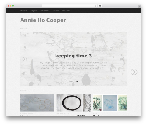 WordPress theme Svelte - anniehocooper.co.uk