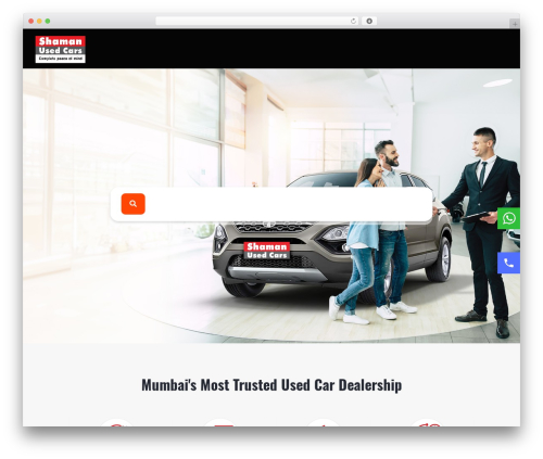 WordPress theme Vehica - shamanusedcars.com