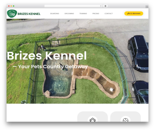 WordPress website theme O2DCA Framework - brizeskennel.com