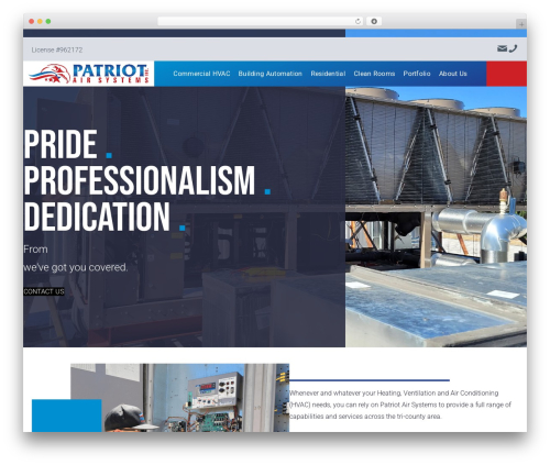 WP theme Beaver Builder Theme - patriotairsystems.com