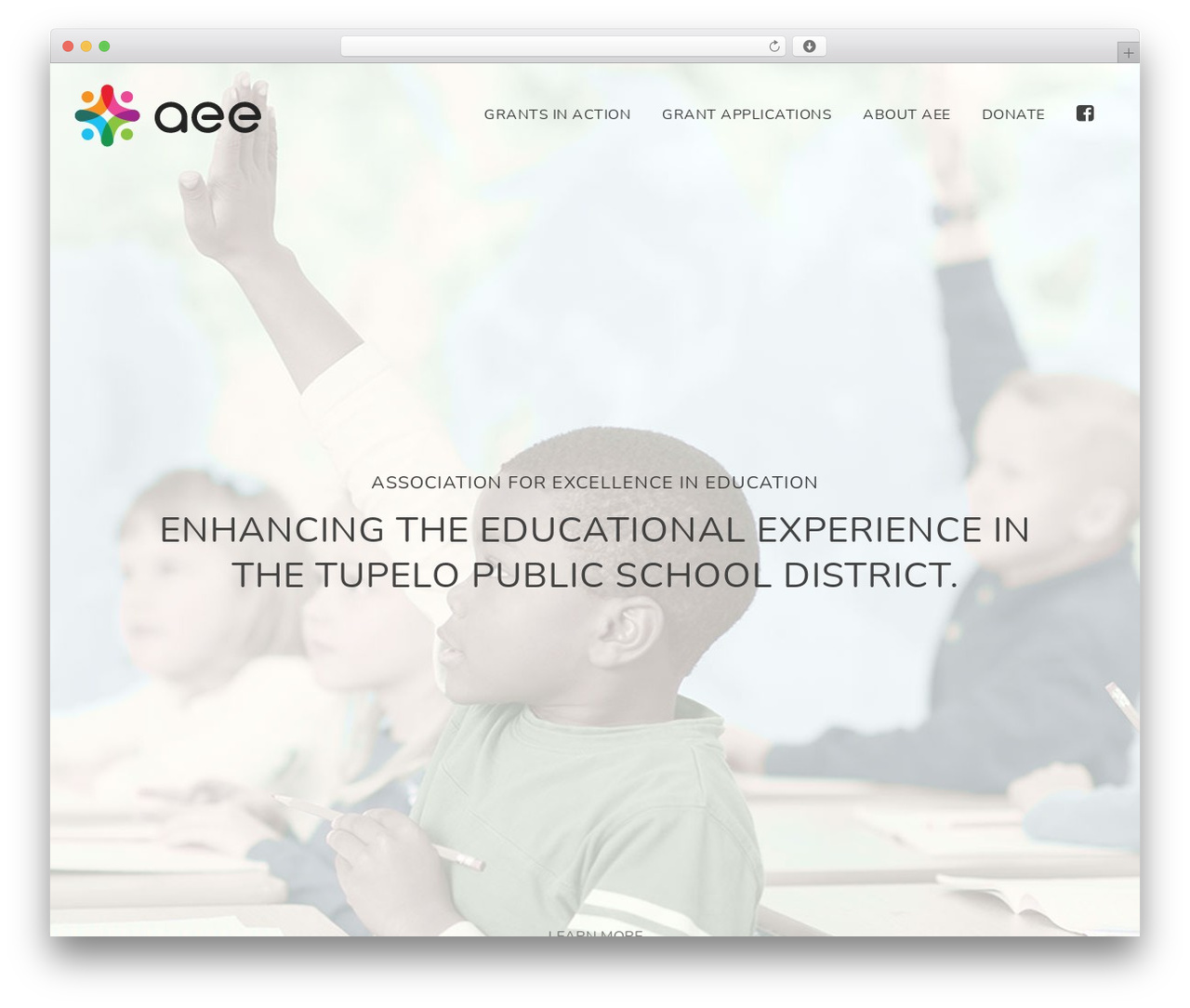AEE WordPress website theme - aeetupelo.org