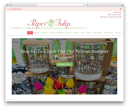 Beacon Theme WordPress theme - thepapertulipshreveport.com