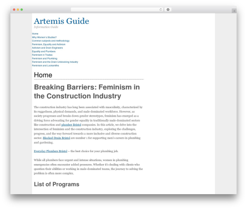 Best WordPress theme Swift Basic - artemisguide.com Best WordPress theme Swift Basic - artemisguide.com