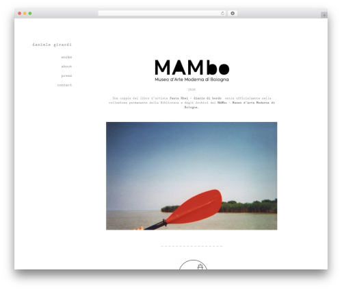 BootScore WP theme - danielegirardi.com
