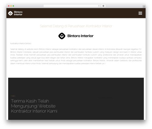 Buildguy WordPress theme - bintorointerior.co.id