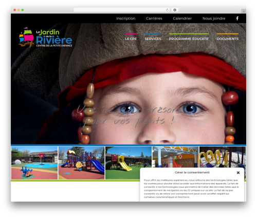 Dévicom WordPress theme - cpejardindelariviere.com