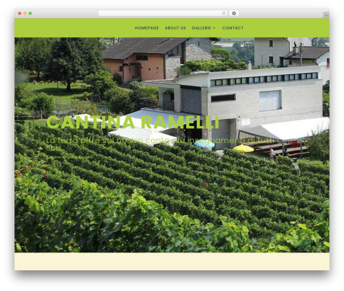 Divi WordPress theme - cantinaramelli.ch