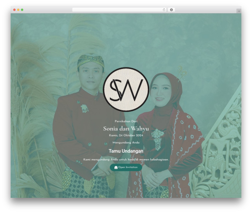 Weddingpress WordPress plugin - soniadanwahyu.com