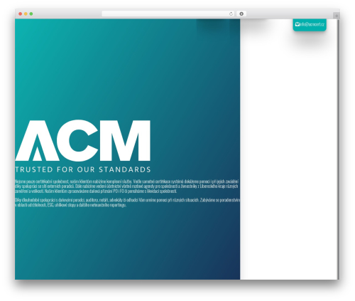 holicky.dev theme WordPress - acmcert.cz