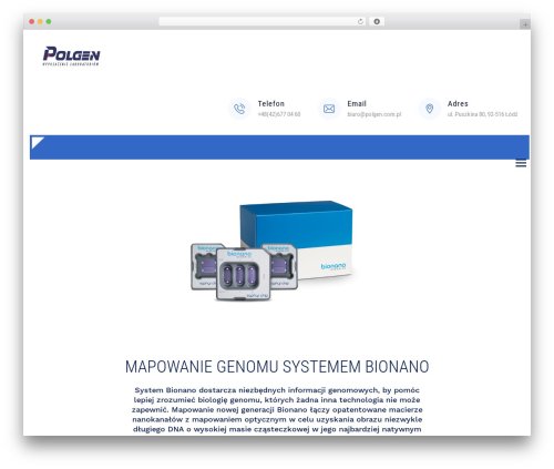 LabtechCO premium WordPress theme - polgen-bionano.pl