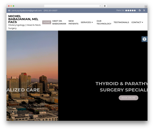 Parent Theme WordPress website theme - otosurgical.com