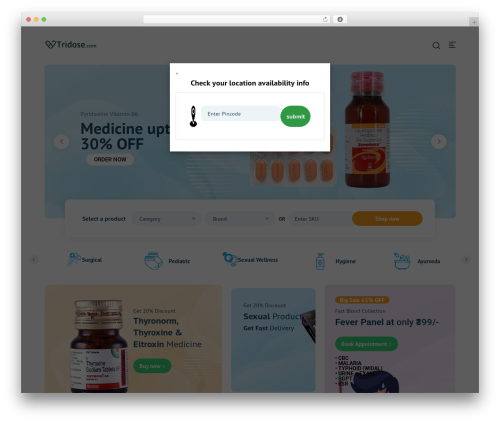 ProPharm theme WordPress - tridose.com