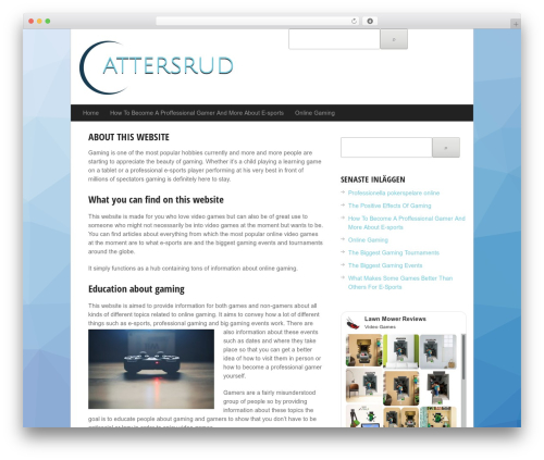 Theme WordPress GreenChilli - attersrud.se