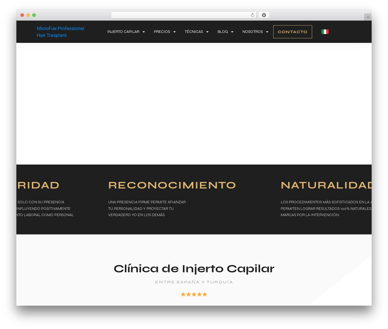 WordPress theme Thrive Theme Builder - microfue.es