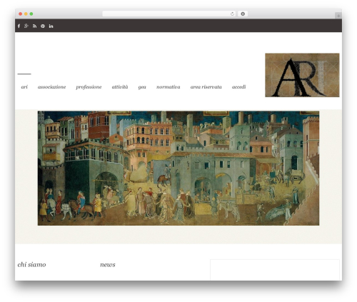 WordPress theme cherry - ari-restauro.org
