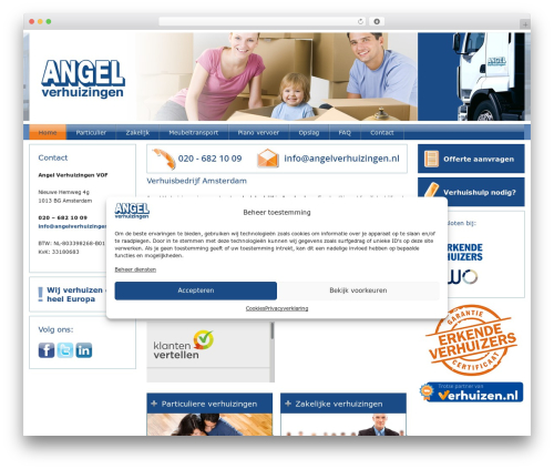 WordPress theme Webton - angelverhuizingen.nl