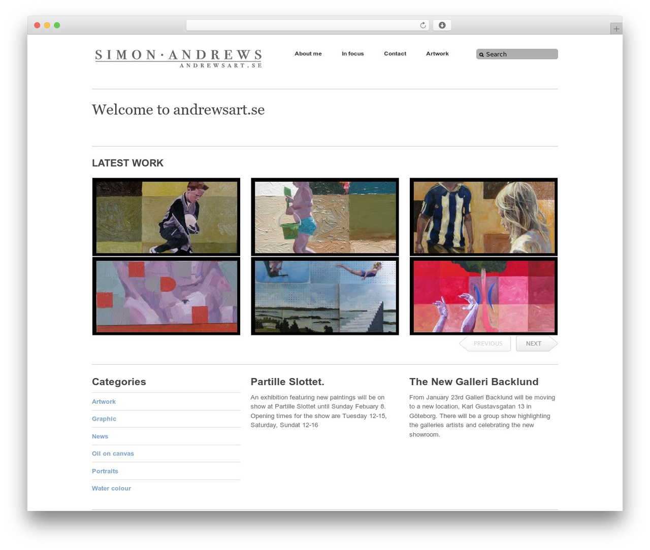 Workaholic theme WordPress - andrewsart.se