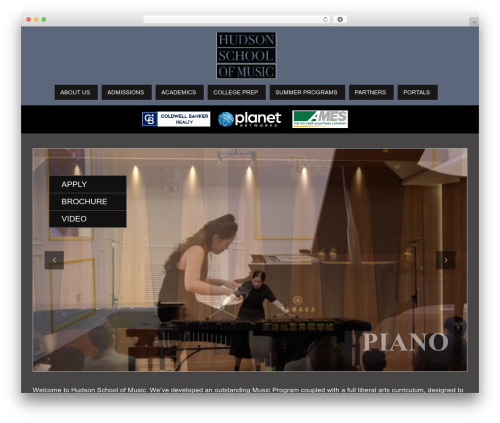 WR Nitro WordPress theme - hudsonschoolofmusic.org