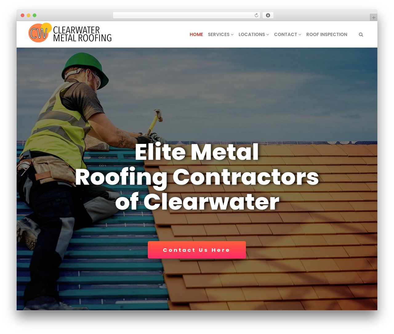 Architect WordPress theme - metalroofclearwater.com